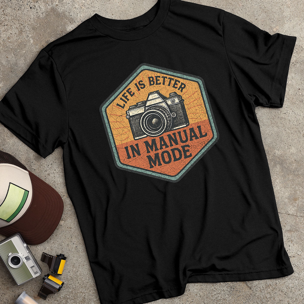 Life Is Better Badge T-Shirt
