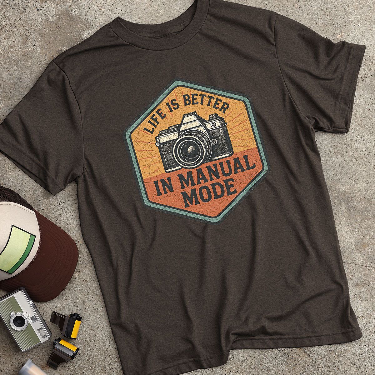 Life Is Better Badge T-Shirt