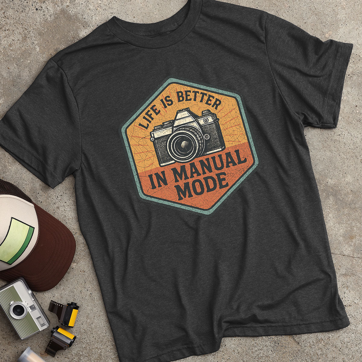Life Is Better Badge T-Shirt