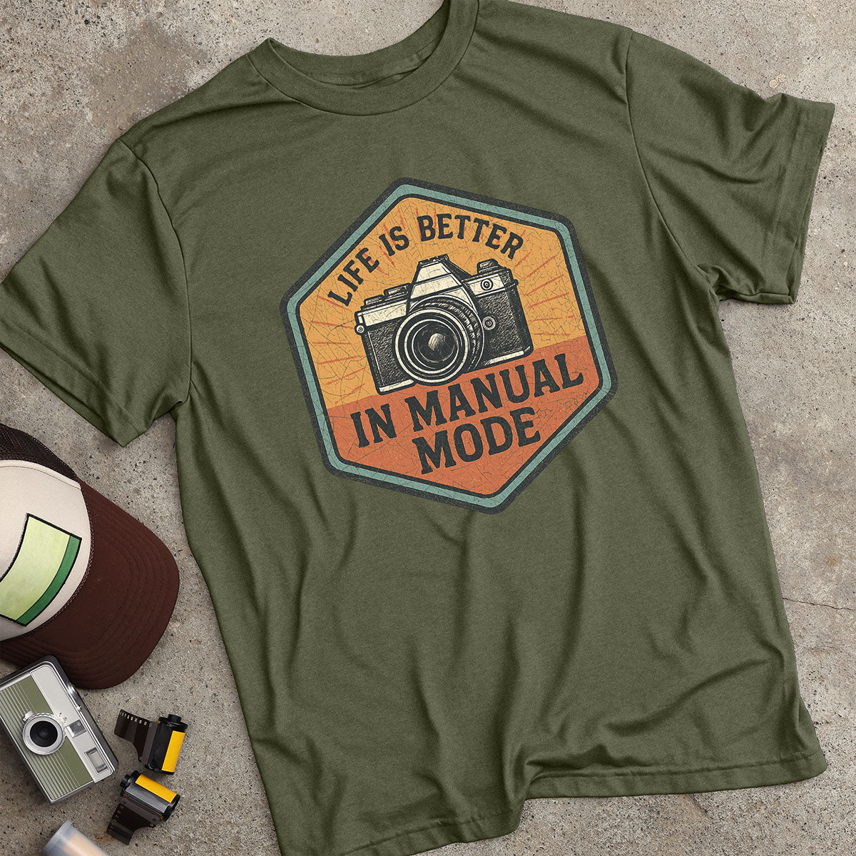 Life Is Better Badge T-Shirt