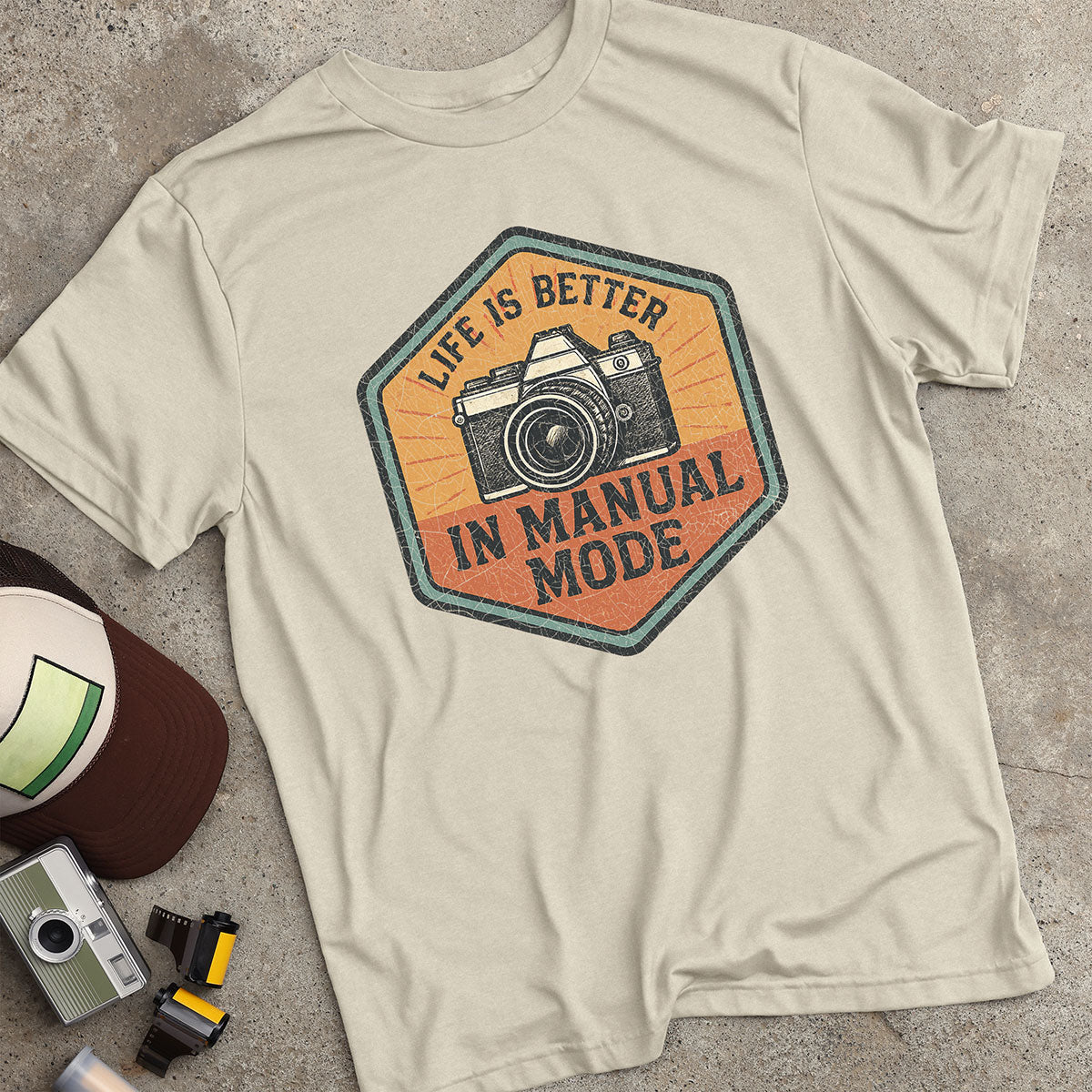 Life Is Better Badge T-Shirt