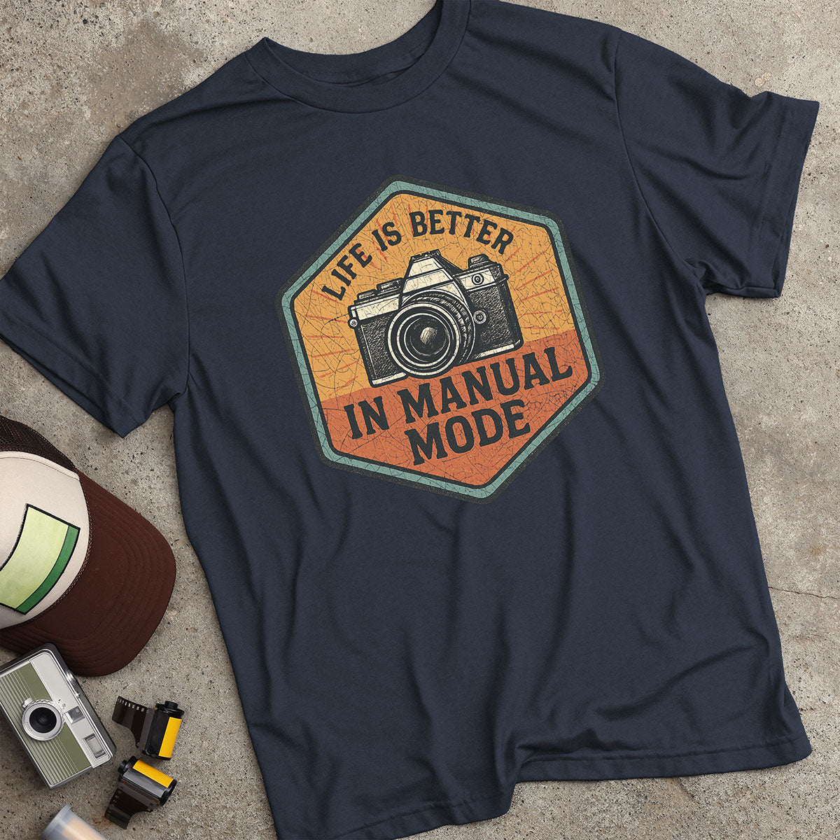 Life Is Better Badge T-Shirt