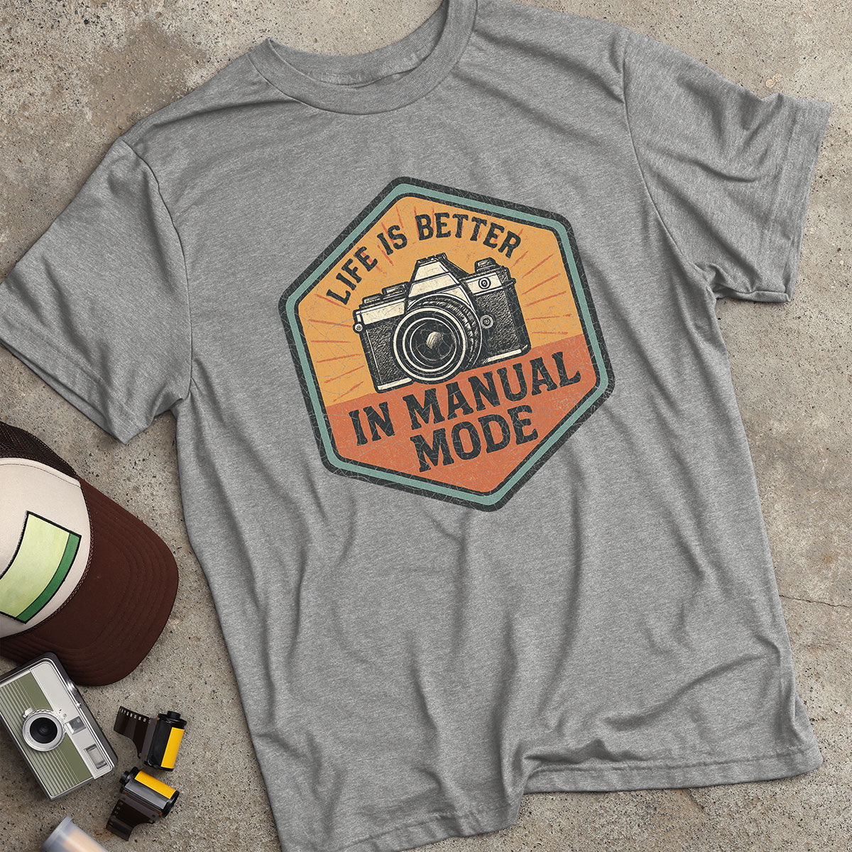 Life Is Better Badge T-Shirt