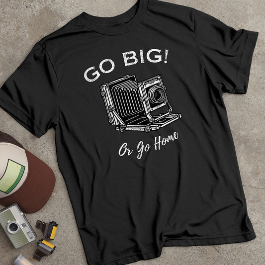 Go Big Vintage Field Camera T-Shirt
