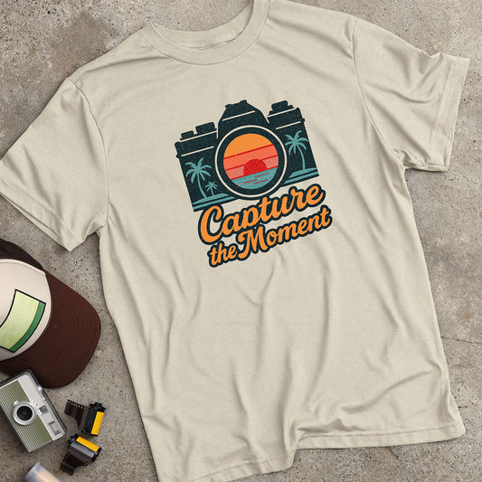 Capture The Moment Palm Tree Camera T-Shirt