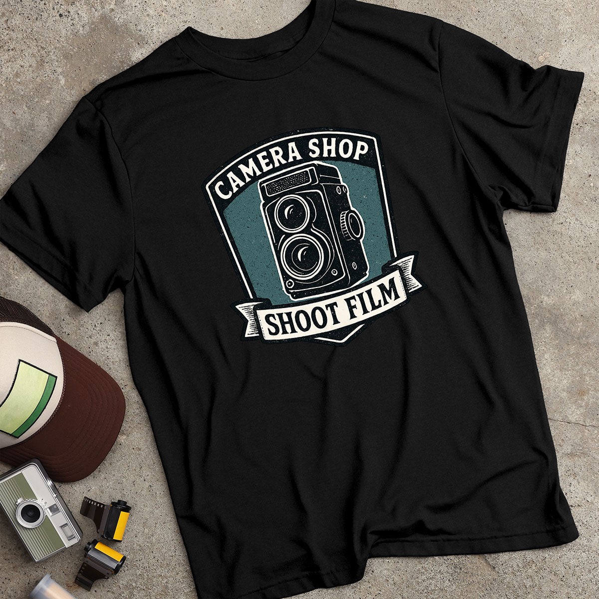 Shoot Film Camera Shop T-Shirt