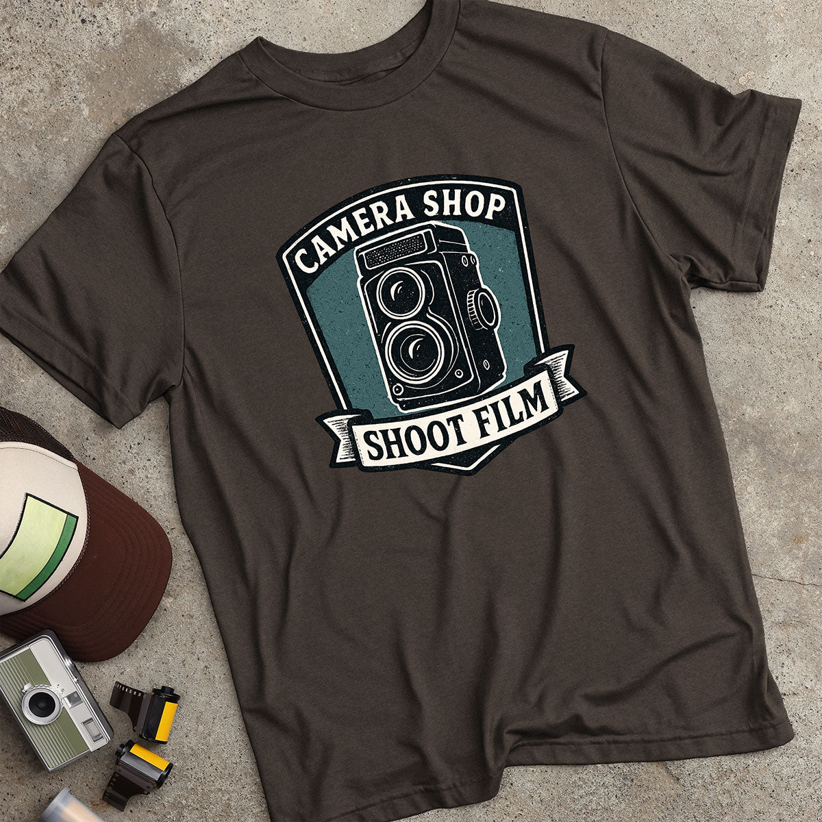 Shoot Film Camera Shop T-Shirt