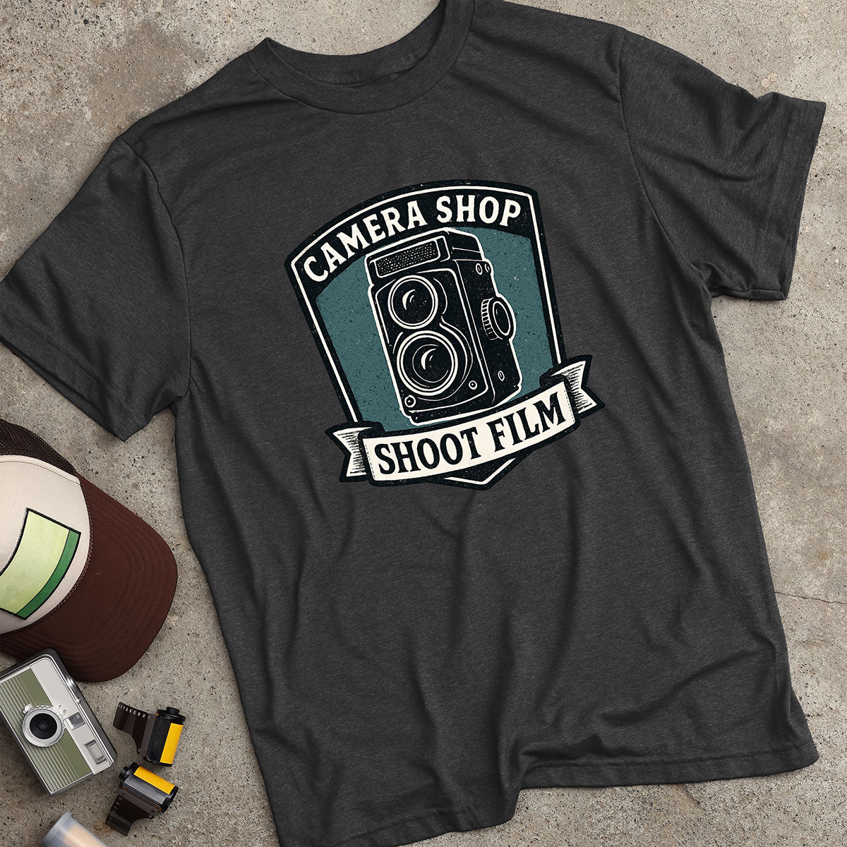 Shoot Film Camera Shop T-Shirt