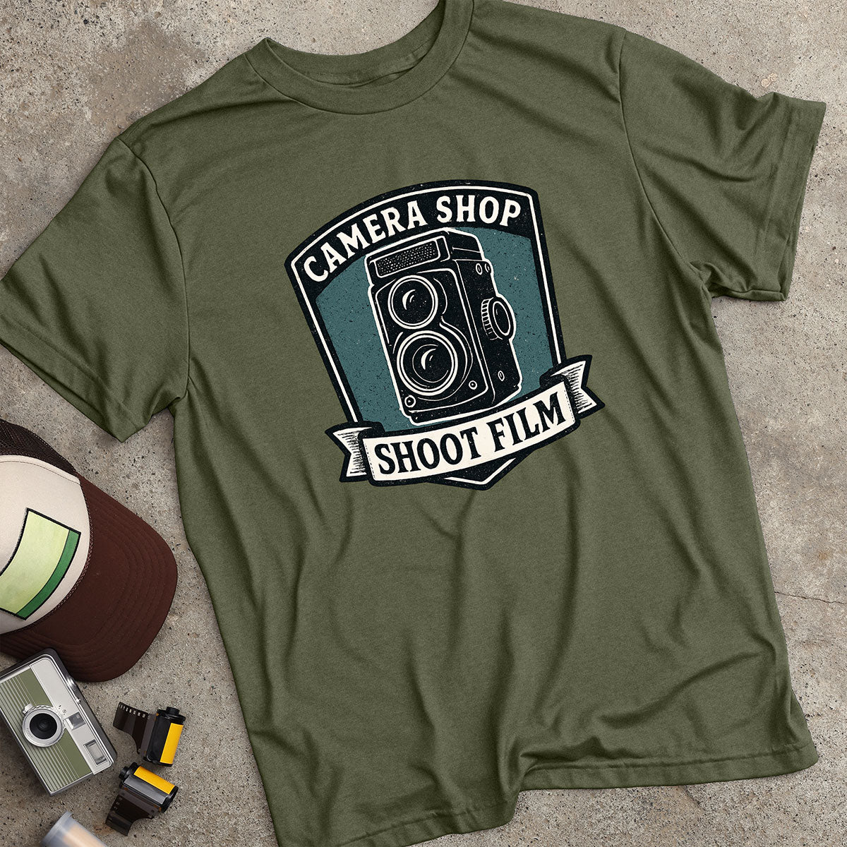 Shoot Film Camera Shop T-Shirt