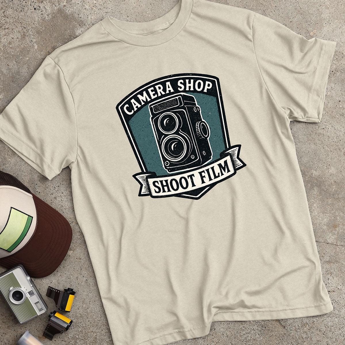 Shoot Film Camera Shop T-Shirt