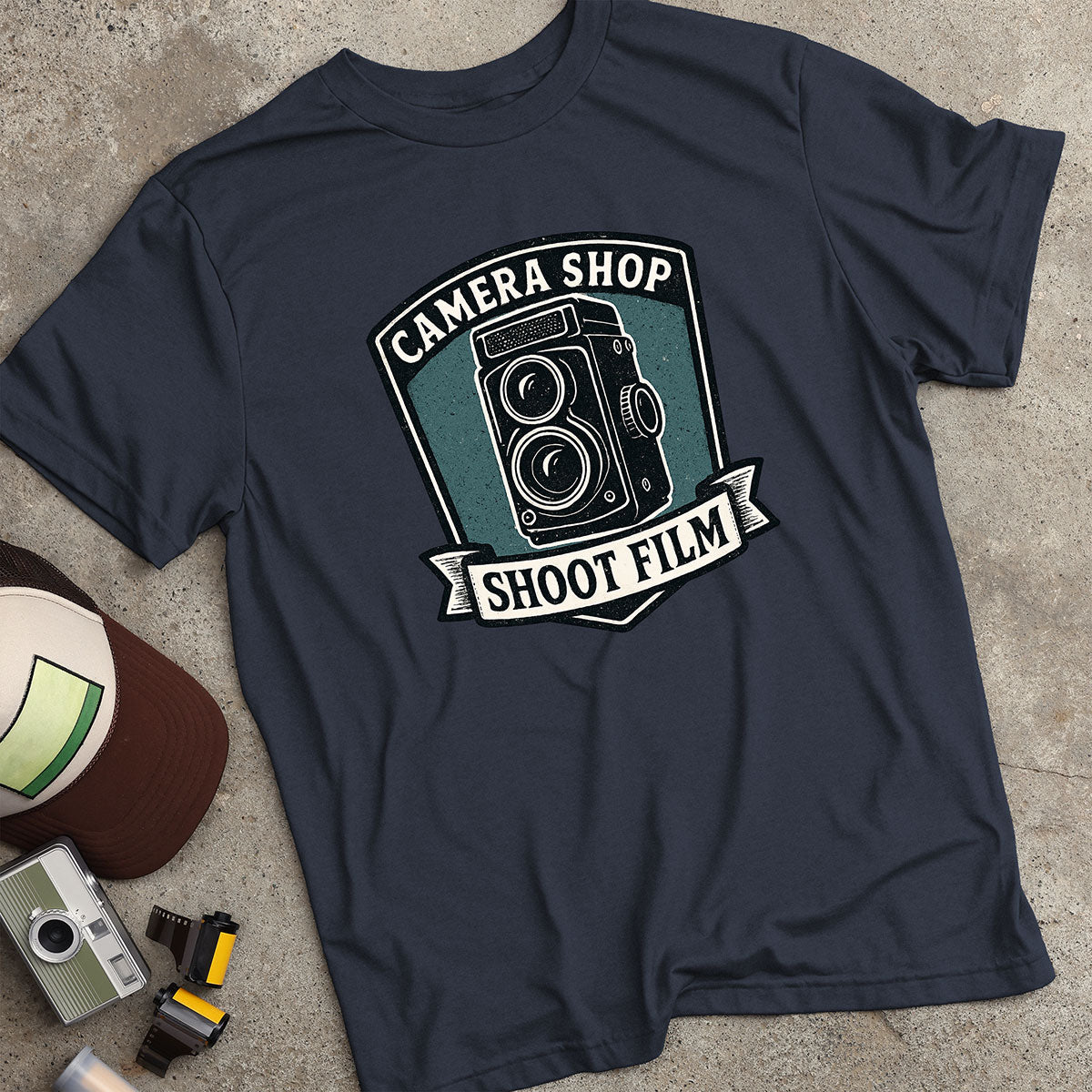 Shoot Film Camera Shop T-Shirt