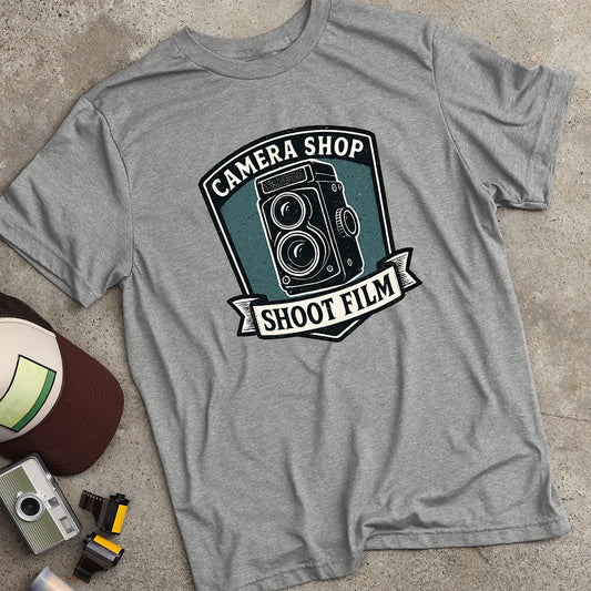 Shoot Film Camera Shop T-Shirt