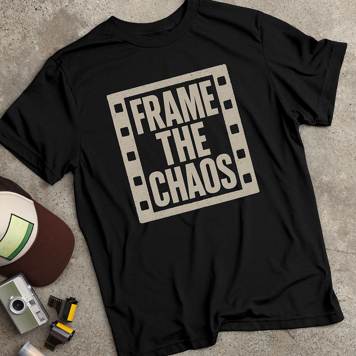 Frame The Chaos Film Strip T-Shirt
