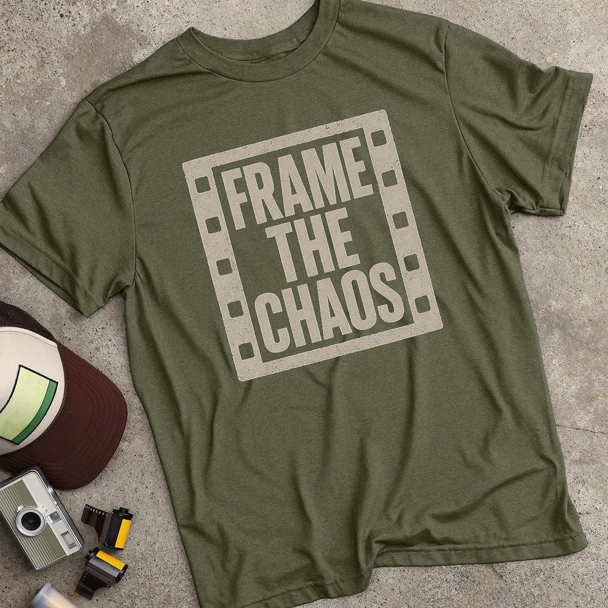 Frame The Chaos Film Strip T-Shirt