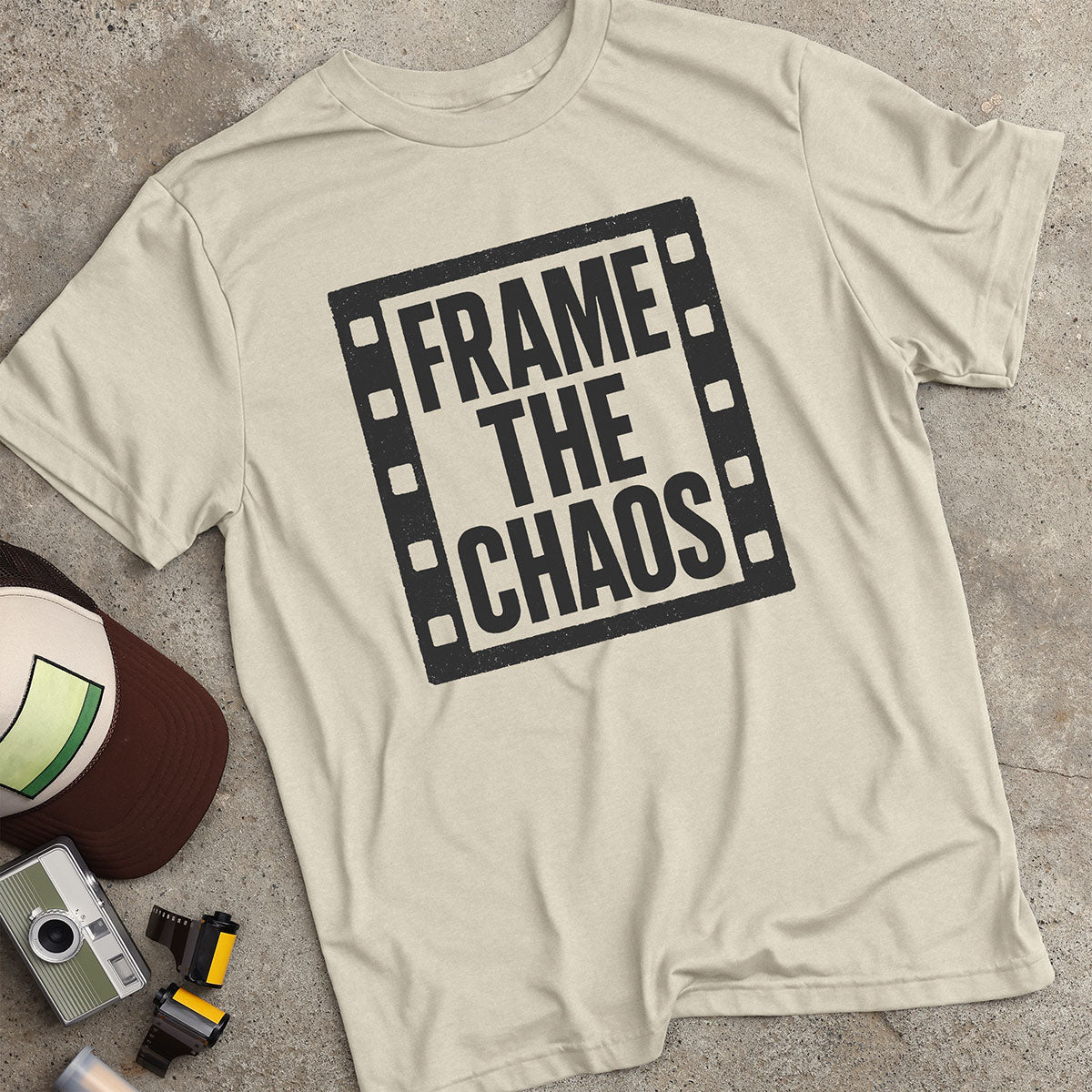 Frame The Chaos Film Strip T-Shirt