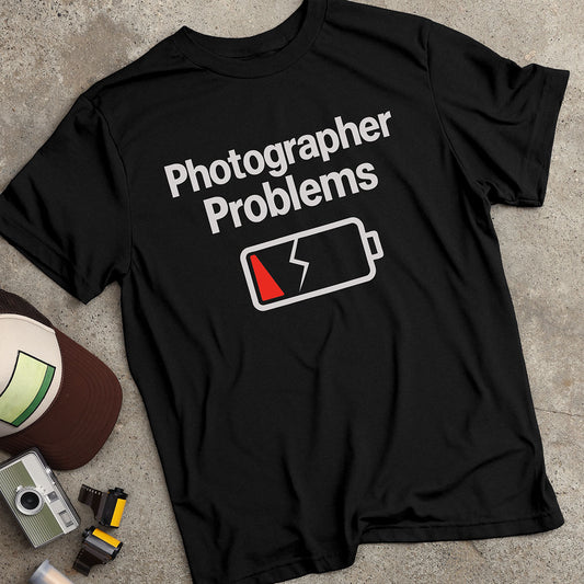 Photographer Problems Dead Battery T-Shirt