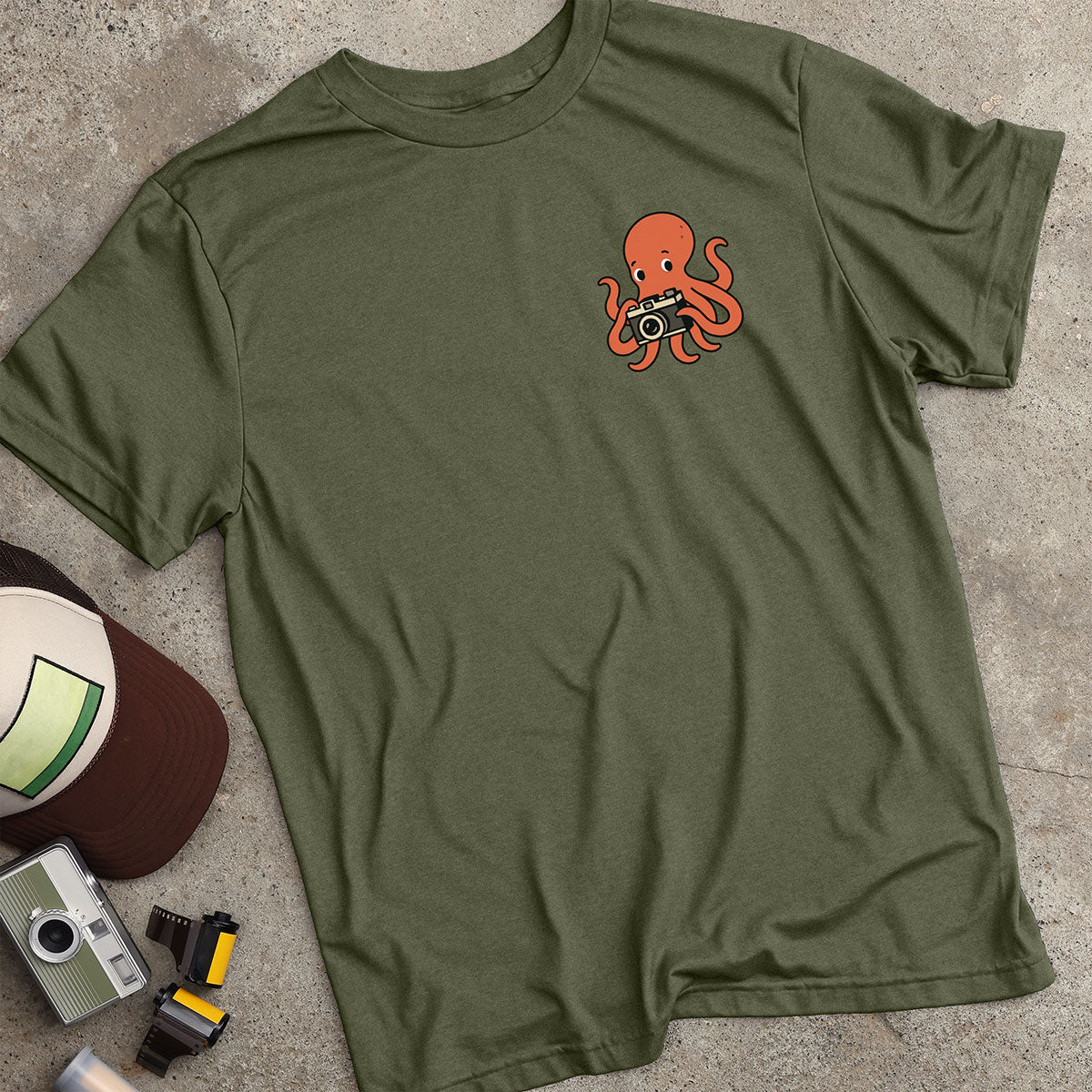 Photo Octopus T-Shirt