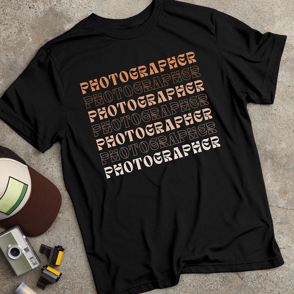 Photographer Repeating T-Shirt