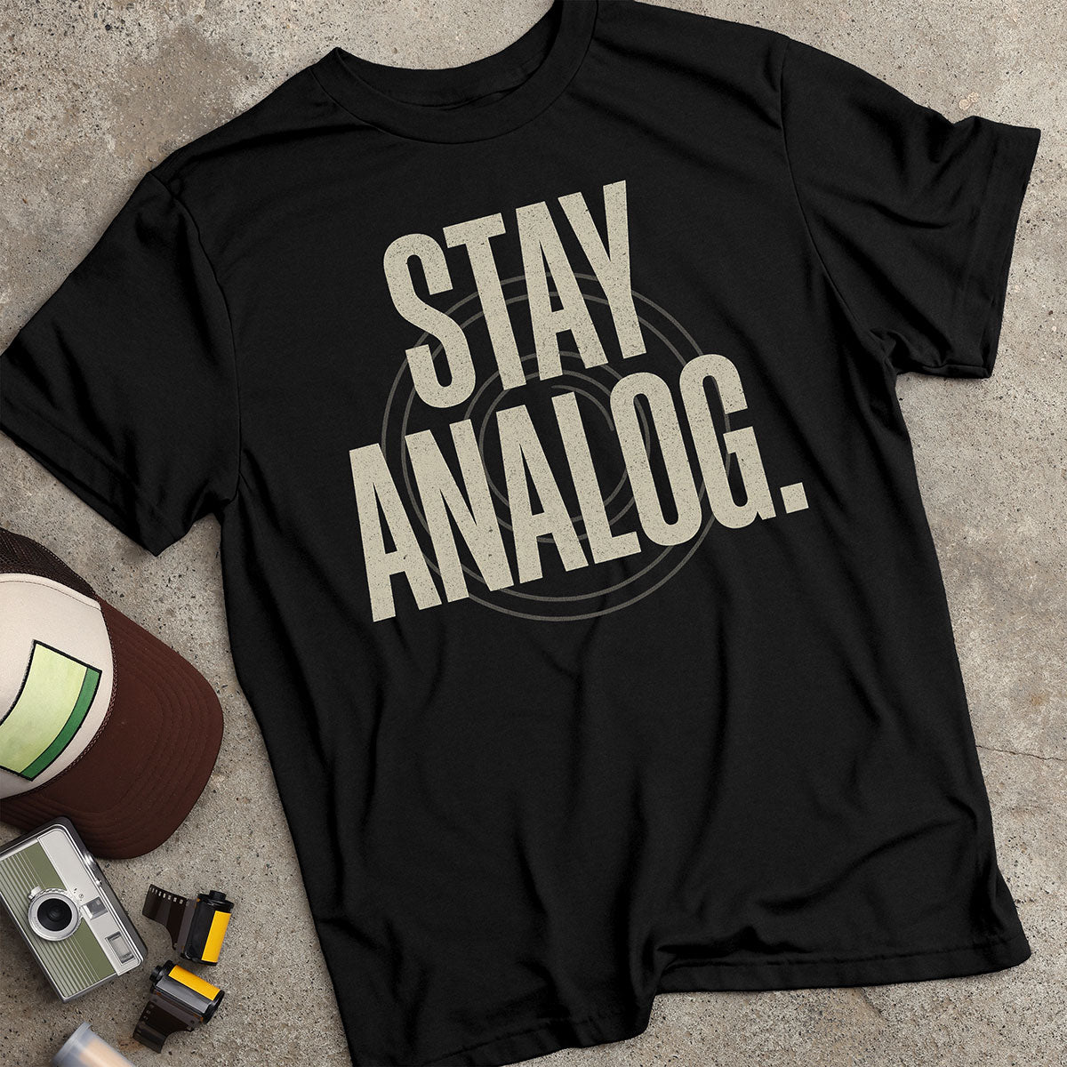 Stay Analog Aperture Ring T-Shirt