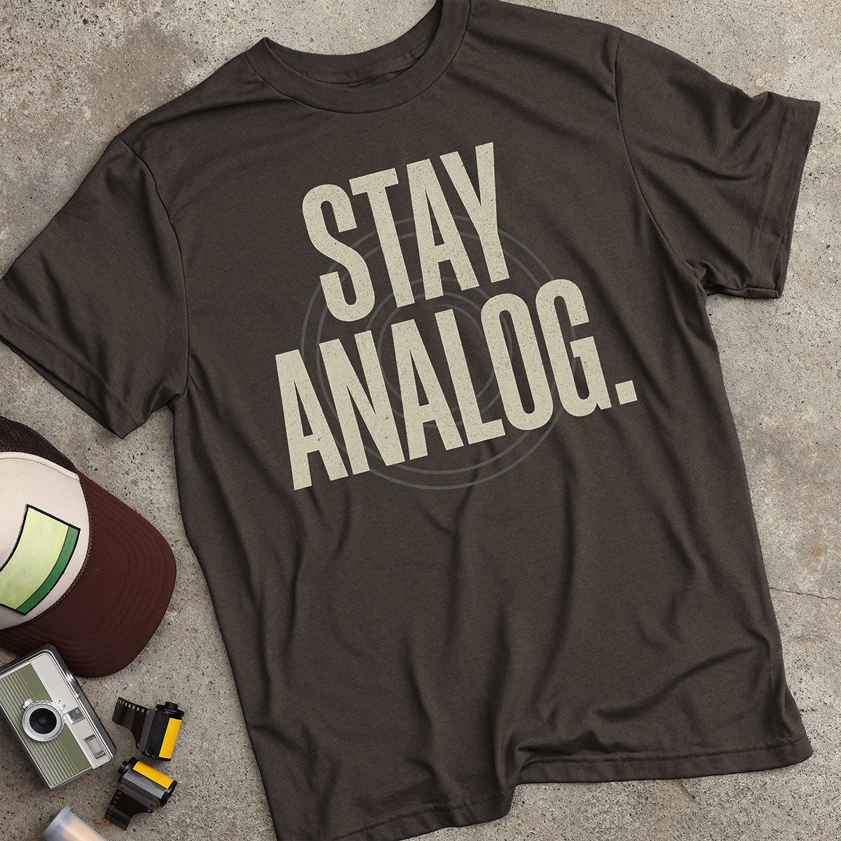 Stay Analog Aperture Ring T-Shirt