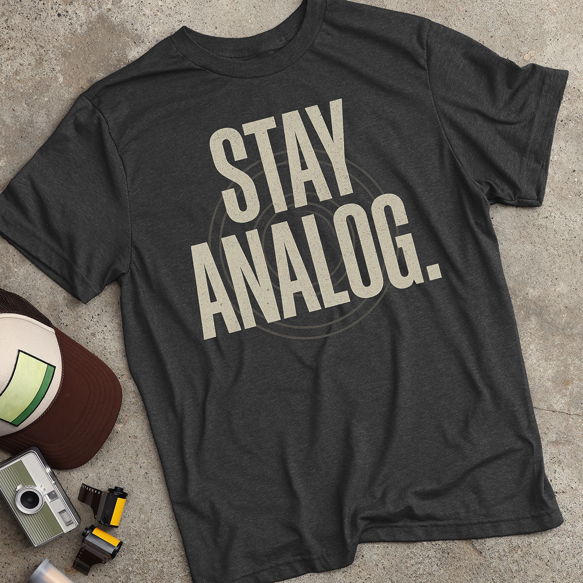 Stay Analog Aperture Ring T-Shirt