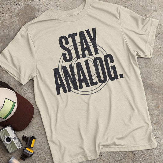 Stay Analog Aperture Ring T-Shirt