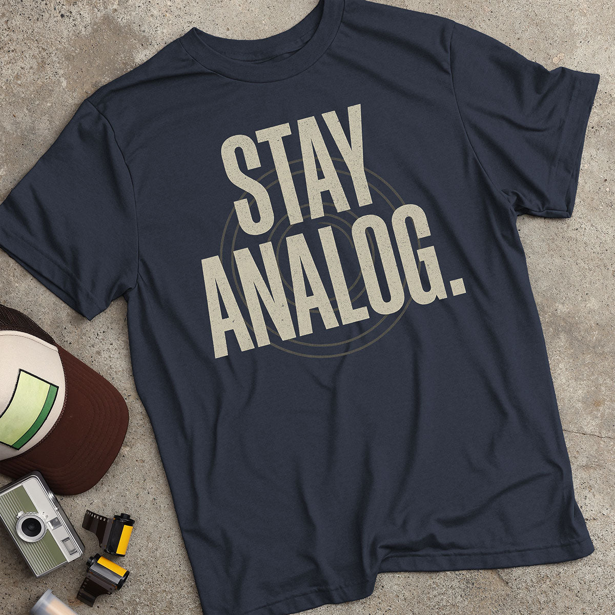 Stay Analog Aperture Ring T-Shirt