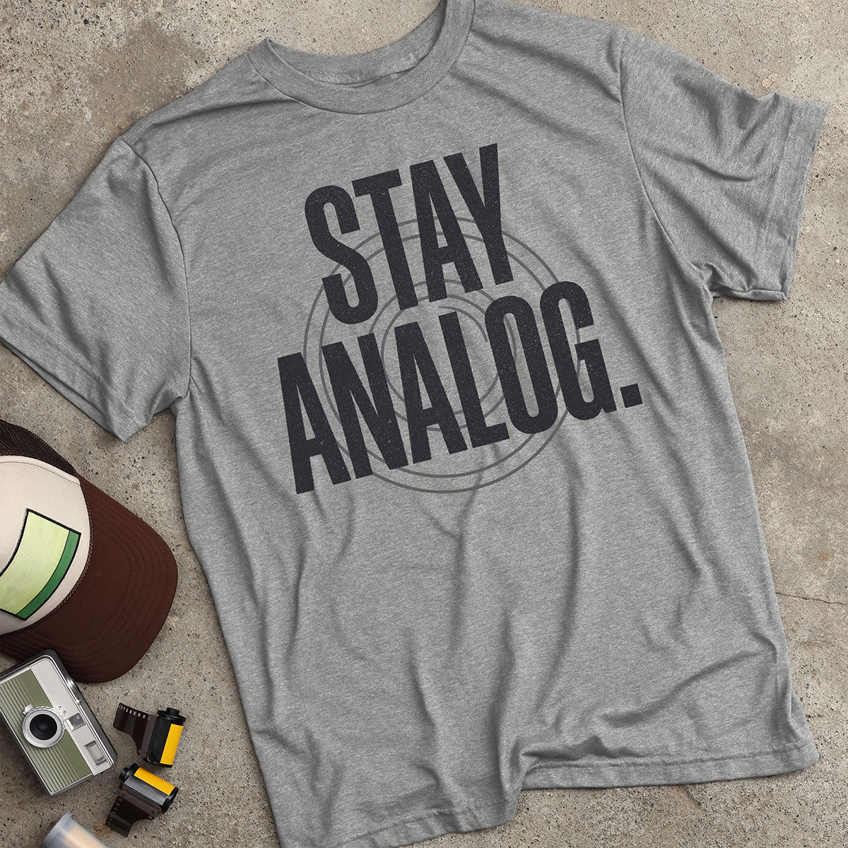 Stay Analog Aperture Ring T-Shirt