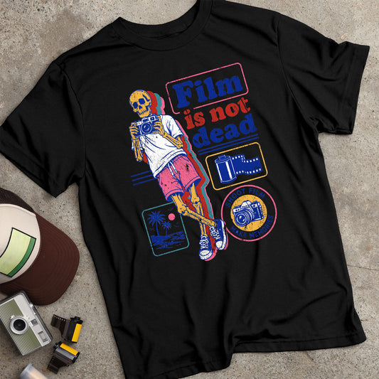 Film Is Not Dead Skeleton T-Shirt