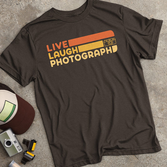 Live Laugh Photograph T-Shirt