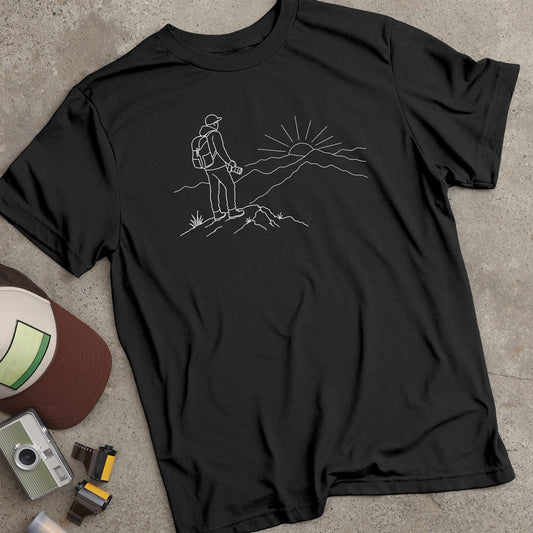 Photographer Mountain Sunset T-Shirt