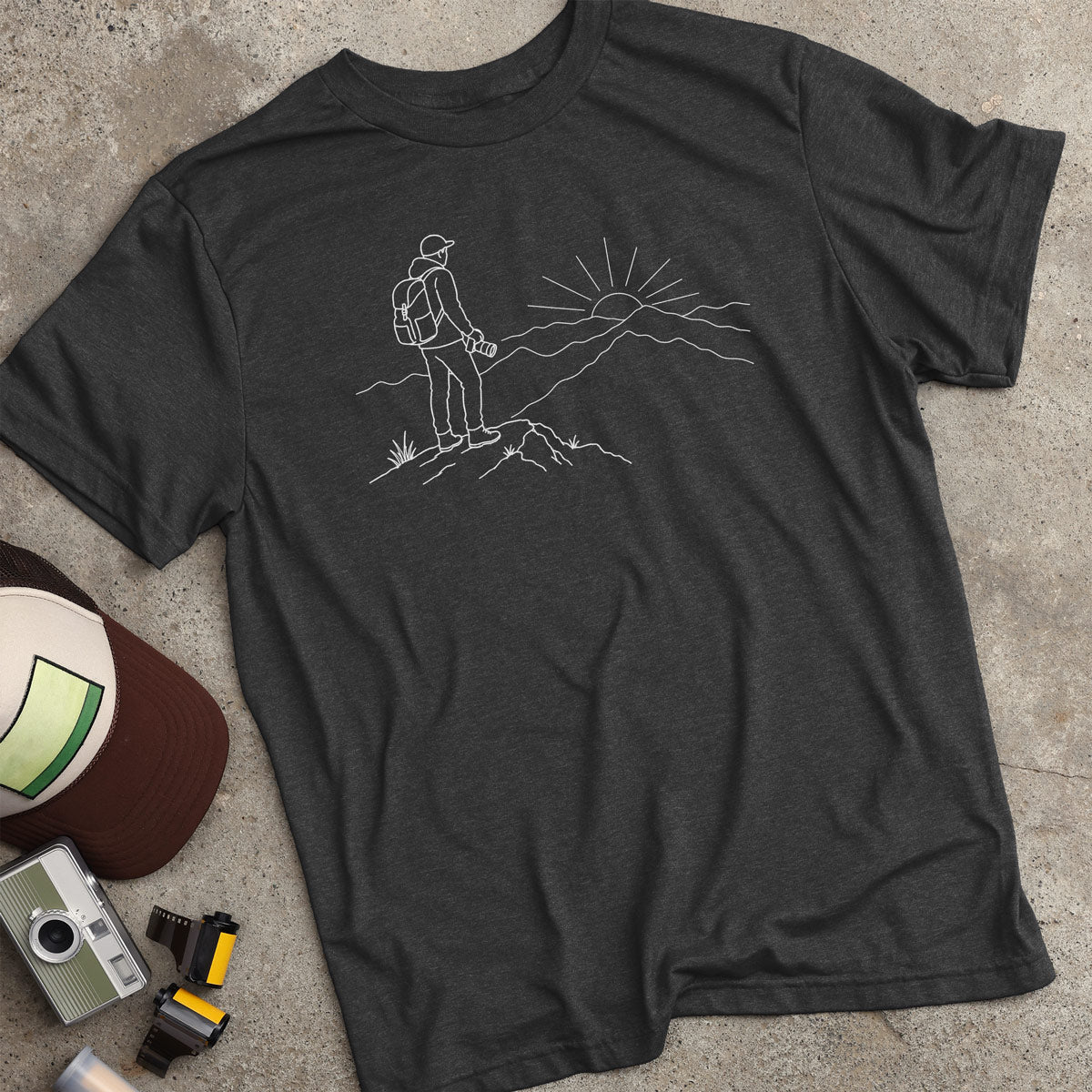 Photographer Mountain Sunset T-Shirt