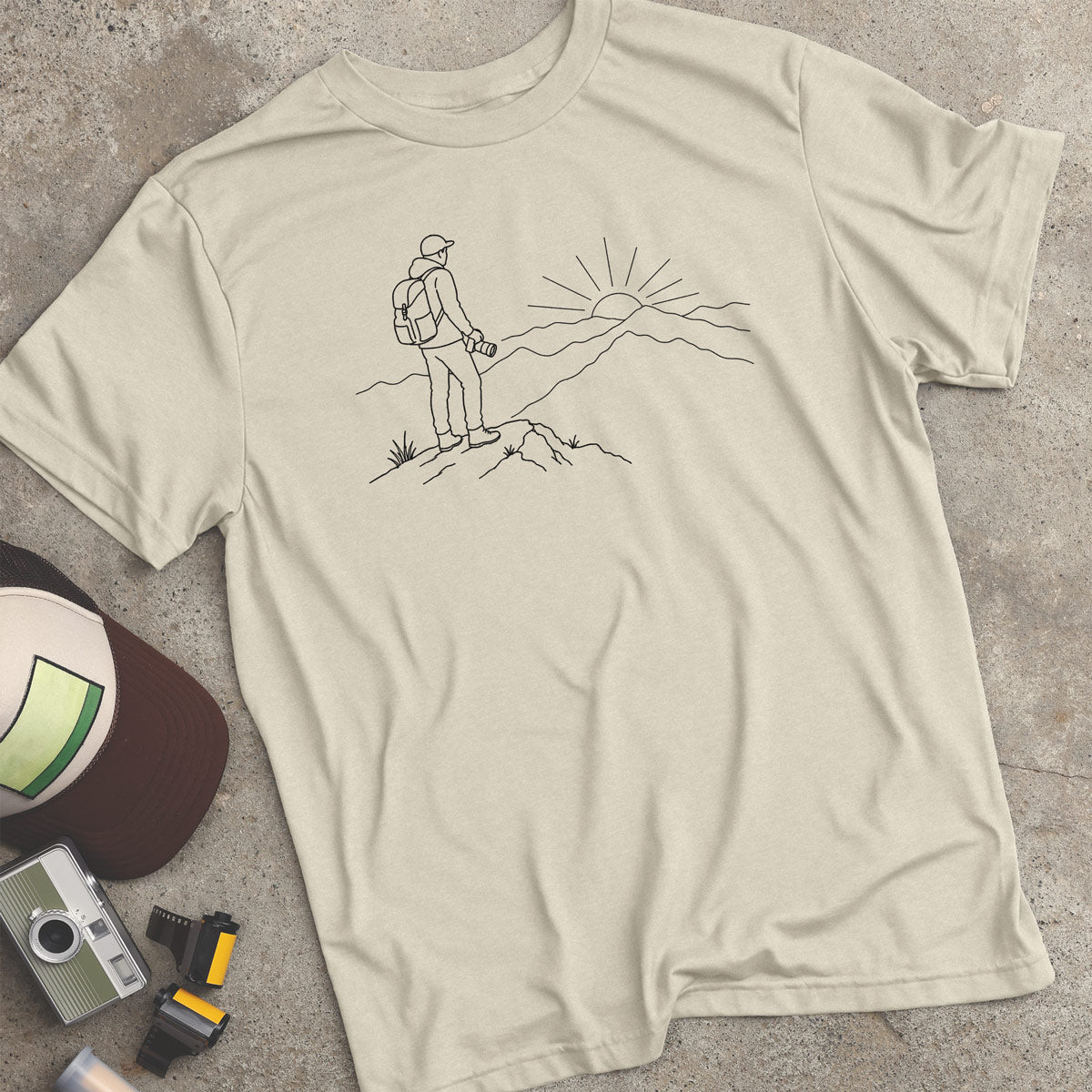 Photographer Mountain Sunset T-Shirt