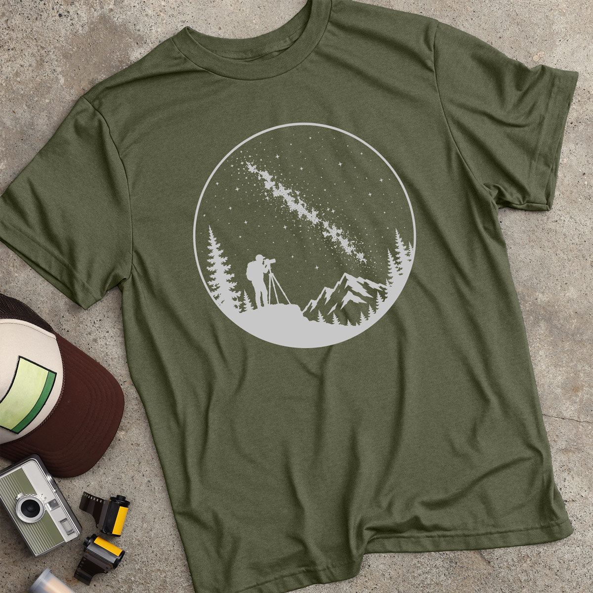 Photographer & Milky Way T-Shirt