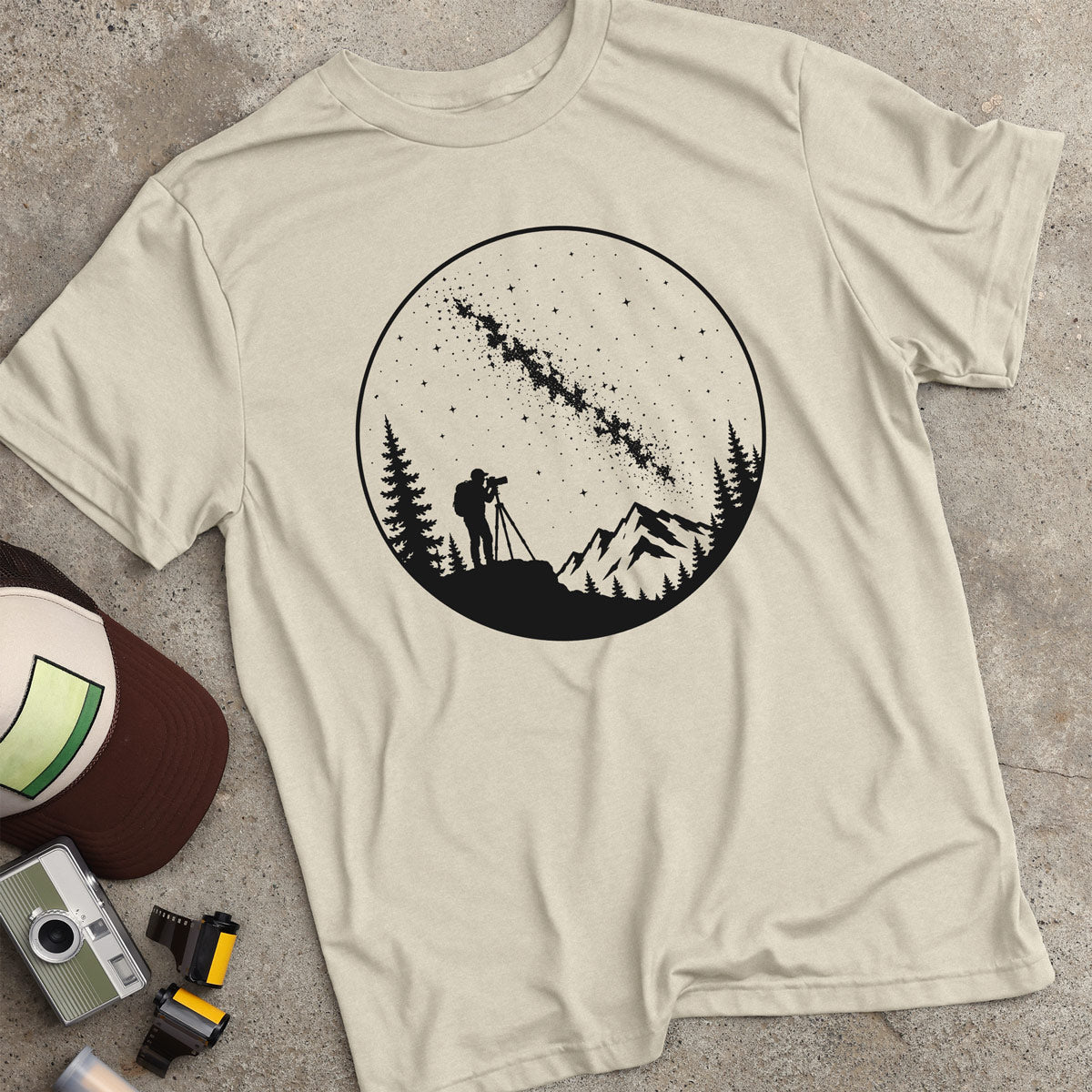 Photographer & Milky Way T-Shirt