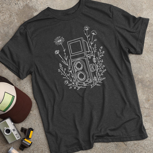Twin Lens Reflex & Wildflowers T-Shirt