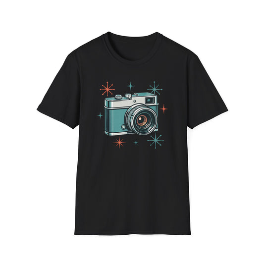 Retro-Futuristic Camera T-Shirt