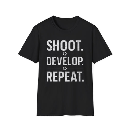 Shoot. Develop. Repeat. T-Shirt