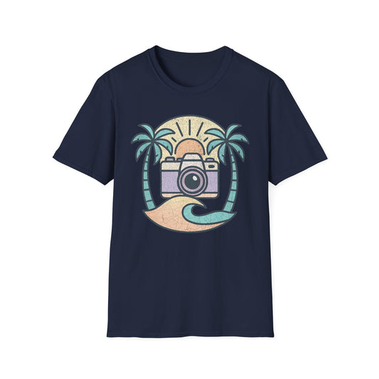 Surf Camera Sunset T-Shirt