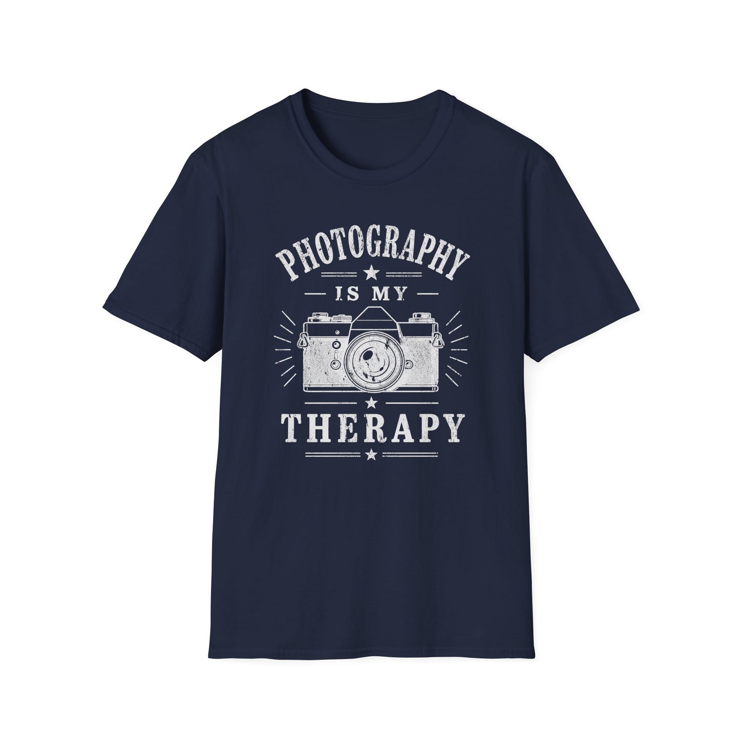 Photography Is My Therapy Camera T-Shirt