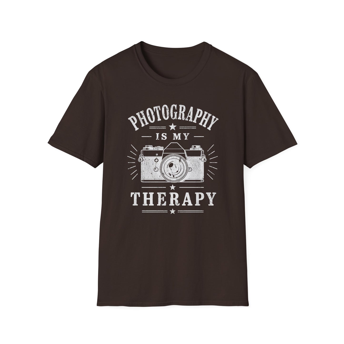 Photography Is My Therapy Camera T-Shirt