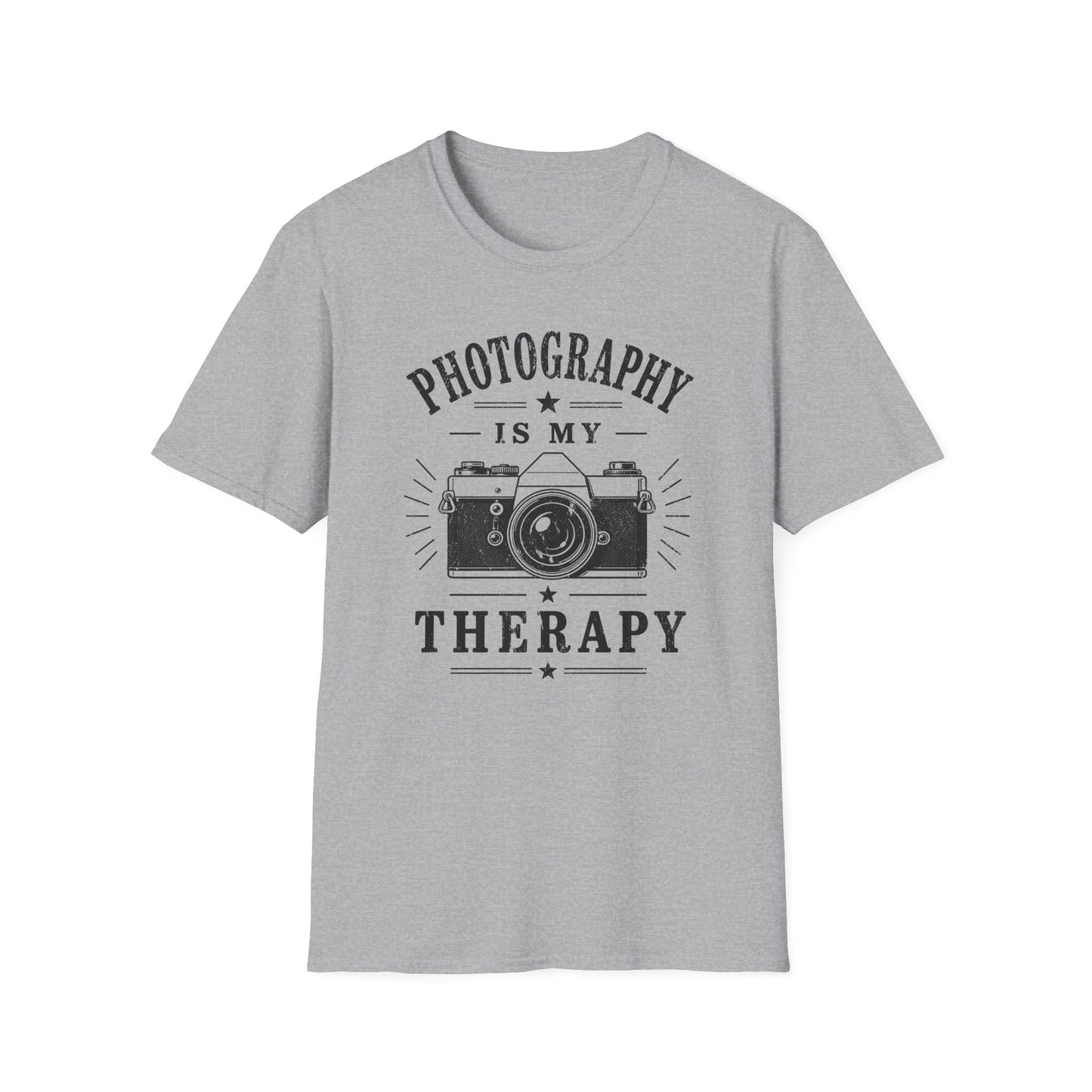 Photography Is My Therapy Camera T-Shirt