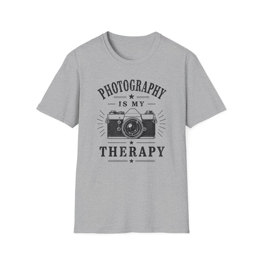Photography Is My Therapy Camera T-Shirt